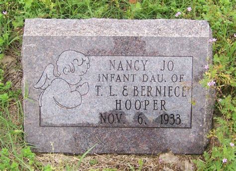 Nancy Jo Hooper 1933 1933 Find A Grave Memorial