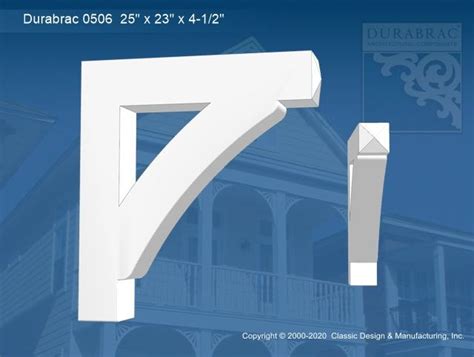 Durabrac Decorative Pvc Brackets Corbels And Rafter Tails