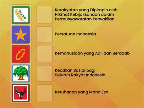 Simbol Simbol Pancasila Match Up