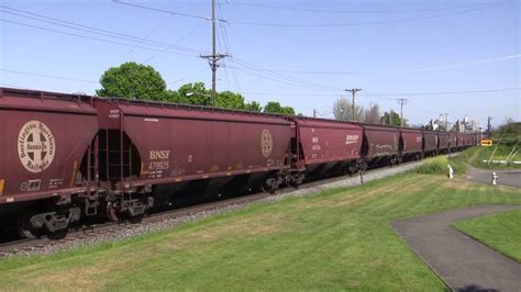 BNSF With CSX And NS Meet An BNSF Old Town Tacoma WA W Canon HF11