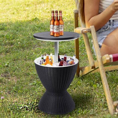 Patio Drink Cooler Table - Patio Ideas