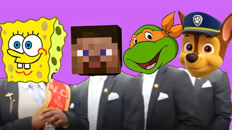 Spongebob And Minecraft And Teenage Mutant Ninja Turtles And Paw Patrol