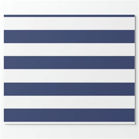 Nautical Blue And White Striped Wrapping Paper Zazzle