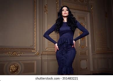 Sexy Brunette Dress Stock Photos Images Photography Shutterstock