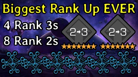 4 New 7 Star Rank 3s Huge Rank Up Spree Youtube