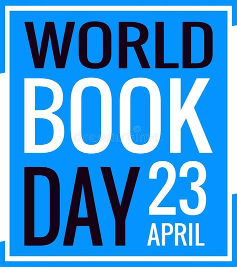 Happy World Book Day With Text Effect Stock Illustration Illustration