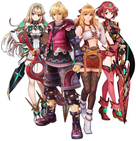 My 4 Favourite Characters from Xenoblade by Dinorex50 on DeviantArt