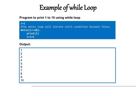 Loops In Python Pptx