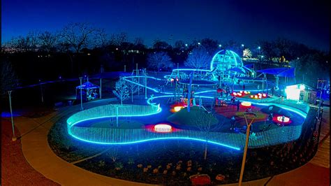 Farmers Branch celebrates opening of new glow-in-the-dark park | wfaa.com