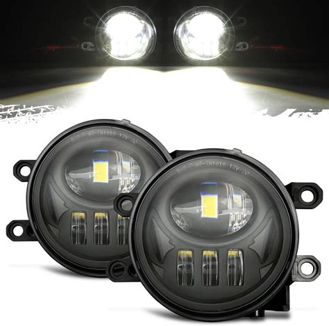 Partsam V Led Fog Lights Assembly Kit W Lm Compatible With