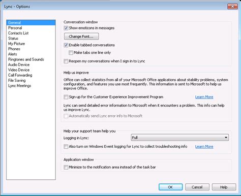 Enabling Trace Log In Office Communicator Lync 2010 And Lync 2013 Uc