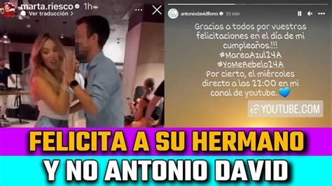 Marta Riesco FELICITA al HOMBRE más IMPORTANTE de su VIDA en el