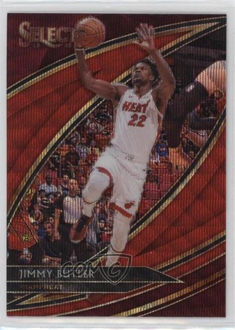 Panini Select Courtside Red Wave Prizm Jimmy Butler For