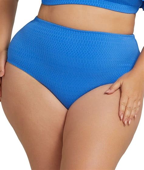 Artesands Nefertiti Renoir High Waist Swim Brief Blue Big Girls Don