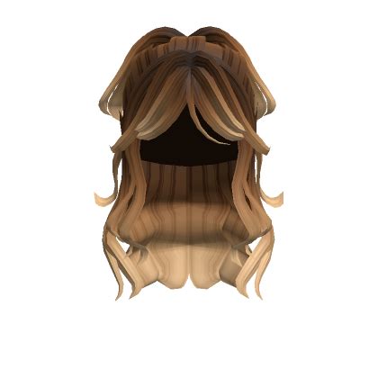 Lush Wavy Half Up Ponytail Hair Caramel Roblox Item Rolimon S