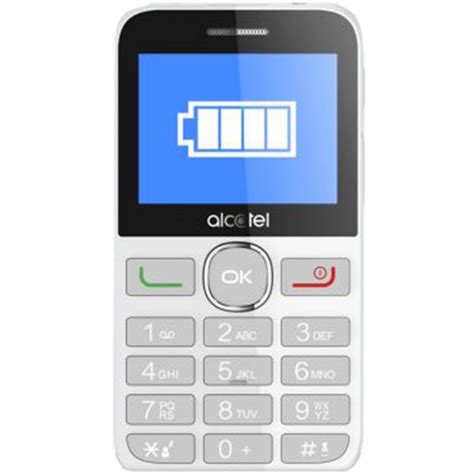 Telefon Alcatel 2008D-Dual Sim-White - Bli Online - SHOPSTOP.al