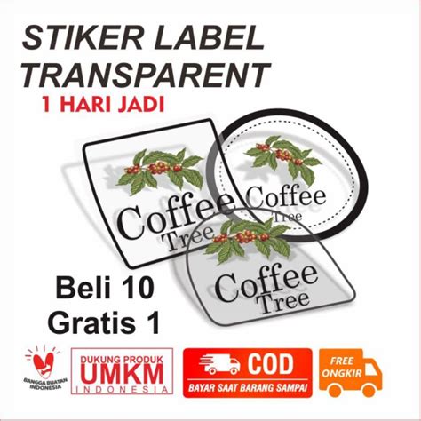 Jual CETAK STIKER TRANSPARAN I STIKER VINYL GLOSSY I STIKER ANTI AIR