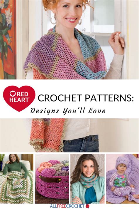 19+ Red Heart Crochet Patterns to Love | Red heart crochet patterns ...