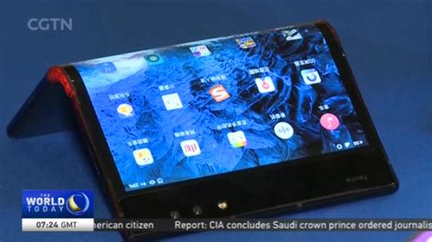 Foldable Future Smartphones That Fold Finally Make Debut Cgtn