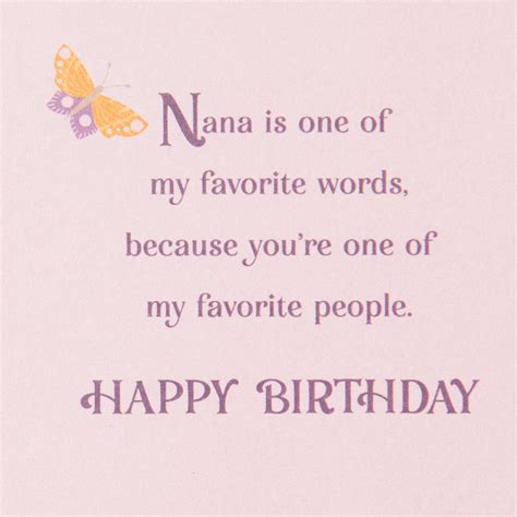 Youre One Of My Favorite People Birthday Card For Nana Greeting