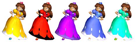 Ssbm Daisy All Pallete Swaps By Princecheap On Deviantart