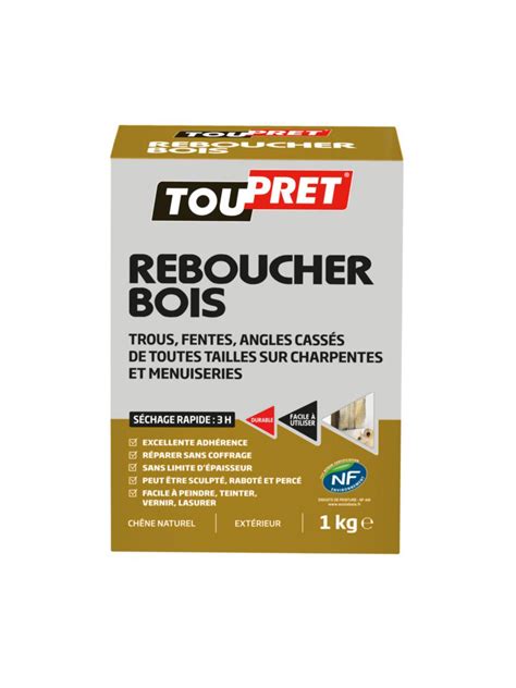 TOUPRET Reboucher bois poudre 1kg Réf 565429 POINT P