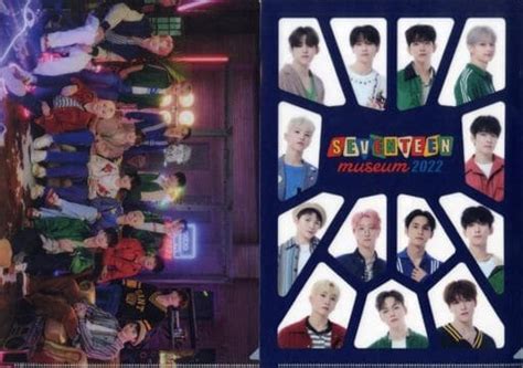 駿河屋 SEVENTEEN A4クリアファイル2枚セット SEVENTEEN museum 2022クリアファイル