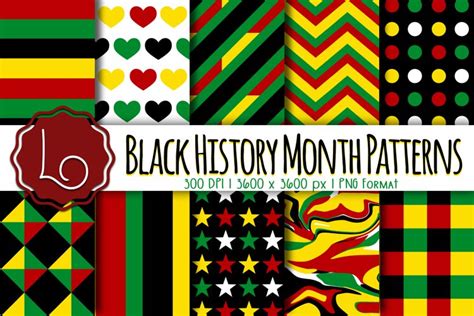 Black History Month Patterns