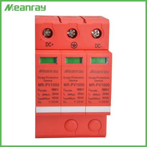 3p DC1000V 20 40ka SPD DC Surge Protective Device DC SPD 3p 20 40ka