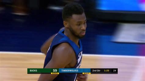 Highlights Andrew Wiggins With 25 Points Vs Bucks 11 4 19 YouTube