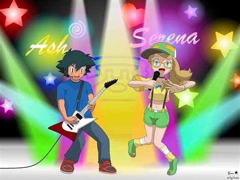 Amourshipping Ash X Serena Singer By Mglm12 Ash And Serena HD