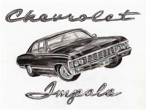 Impala Supernatural Drawing