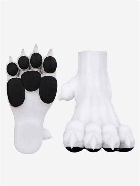 Silicone Monster Snowy Noir Pad Paws Silicone Masks Silicone Muscle