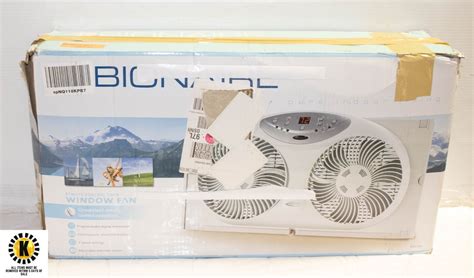 BIONAIRE REMOTE CONTROL TWIN WINDOW FAN