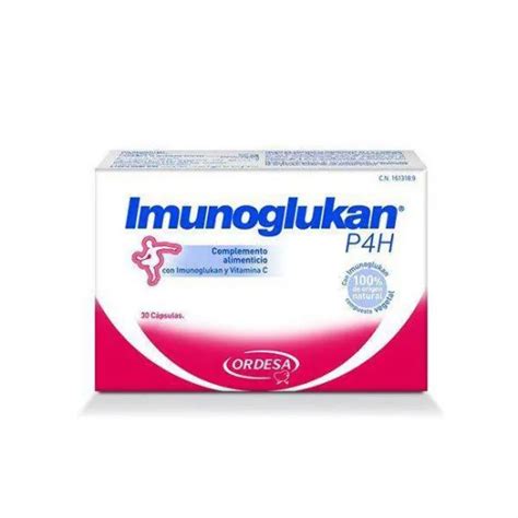 Compra Imunoglukan P4H 30 Capsulas al mejor precio Más Parafarmacia