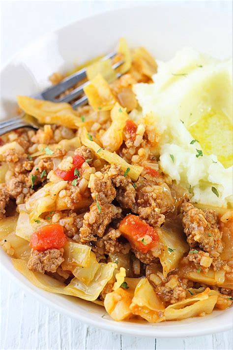 Unstuffed Cabbage Roll Skillet • Now Cook This