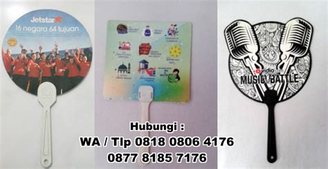 Jual Kipas Promosi Plastik PVC Harga Termurah Zeropromosi Souvenir