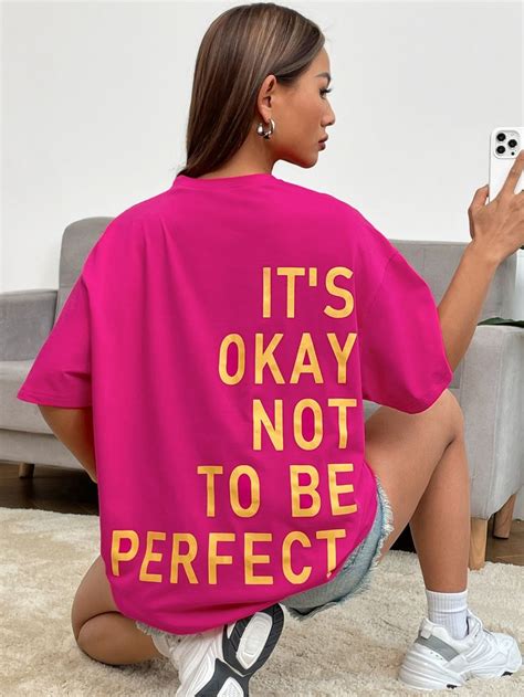 moda de mujer shein mexico drop shoulder tee  shirts  women