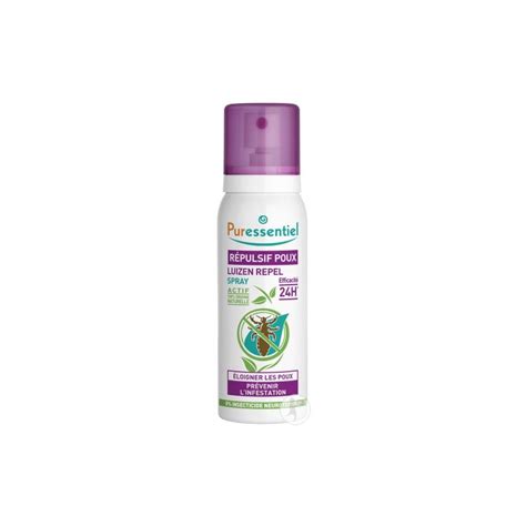 Puressentiel Anti Poux Spray Repulsif 24h 75ml Citymall