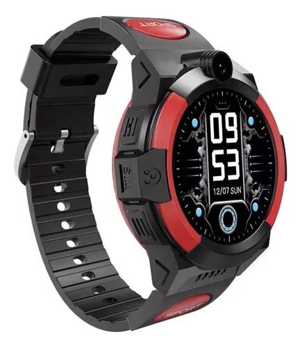 Smartwatch Gen Rica Lt E G M Rede M Vel Caixa Black E Red