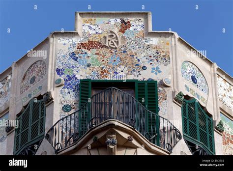 Can Rei House With Mosaic Façade Catalan Art Nouveau Palma De