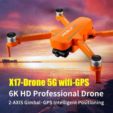 Dron X17 RC Con C Mara 6K Cuadric Ptero Profesional De 2 Ejes Card N