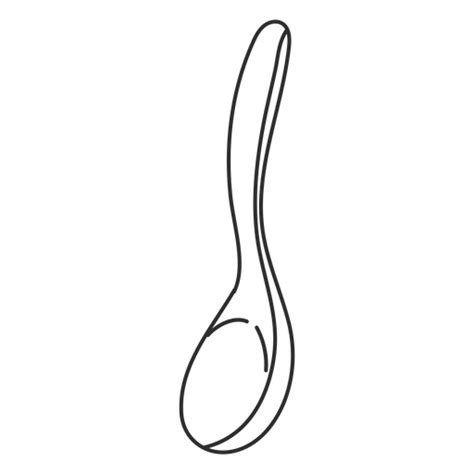 Spoon sketch - Transparent PNG & SVG vector file