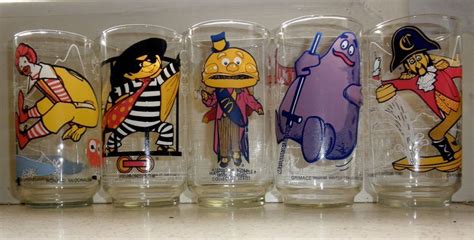 McDonalds glasses | Childhood memories 70s, Childhood memories, Mcdonalds