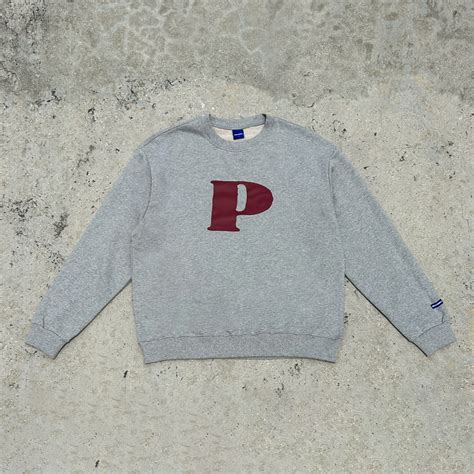 P Sweatshirts Melange Grey 감도 깊은 취향 셀렉트샵 29cm