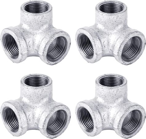 Amazon Waziaqoc Pcs Galvanized Steel Nipple Inch Galvanized