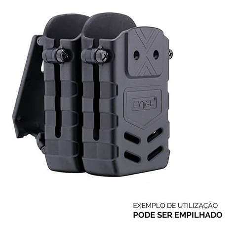 Porta Carregador Ajust Vel Rifle Fuzil Ar M Cytac Mp Rb Avb Do