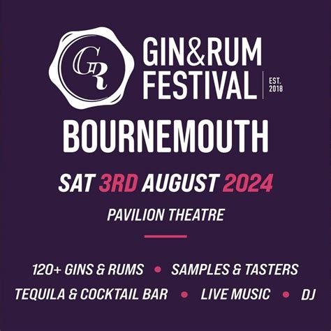 Gin Rum Festival Bournemouth Bournemouth Pavilion Theatre