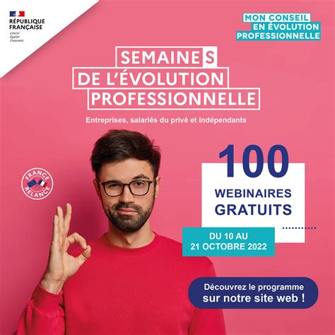 Semaines De L Volution Professionnelle Mon Conseil En Volution