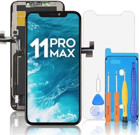 bokman Écran pour iPhone 11 Pro Max 6 5 Pouces Affichage FHD et